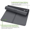 Heathyoga ProGrip Non Slip Yoga Mat with Alignment Lines
