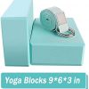 Yoga Blocks 2 Pack Set -  High Density Soft