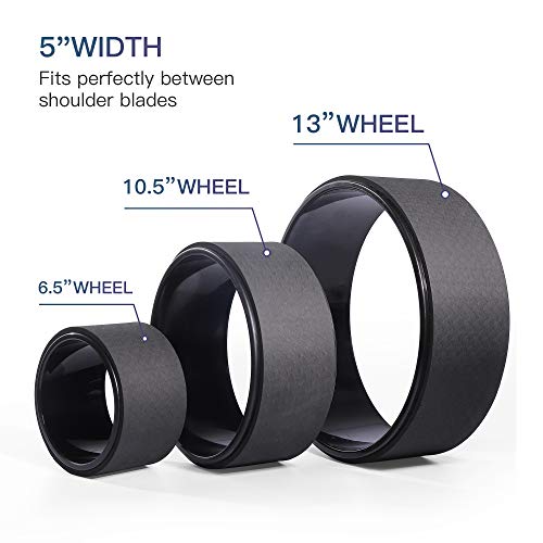 414gAlZ1jrL.SL1500 LUOWAN Yoga Wheel Three-Piece Suit Sports Yoga Wheel