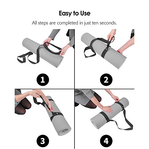Discover Ease in Every Pose with the REEHUT Yoga Mat Strap – Your Adjustable Mat Carrier Companion