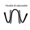 🧘‍♂️ Wall Mount Yoga Mat Rack with Adjustable Rods – Perfect for Organizing Foam Rollers, Towels, and More