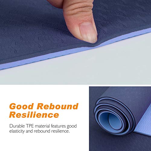 TOPLUS Yoga Mat, 1/4 Inch Thick Pro Yoga Mat
