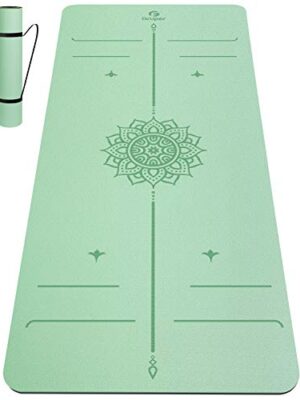 Gruper Yoga Mat Non Slip,TPE 6MM 8MM Thick Exercise Mat