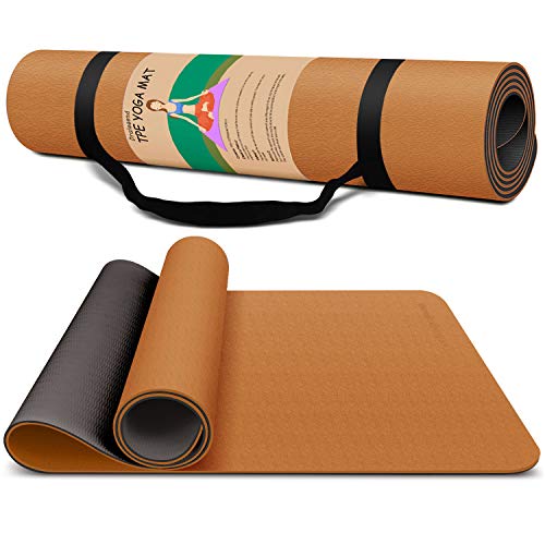 Yoga Mat Exercise Fitness Mat - High Density Non-Slip 1 Yoga Mat Exercise Fitness Mat - High Density Non-Slip
