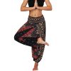 Lu's Chic Women's Harem Yoga Pants Palazzo Baggy