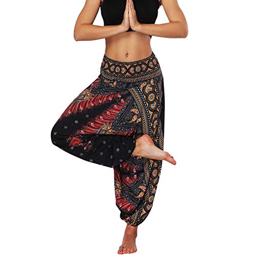 Lu's Chic Women's Harem Yoga Pants Palazzo Baggy 1 Lu's Chic Women's Harem Yoga Pants Palazzo Baggy