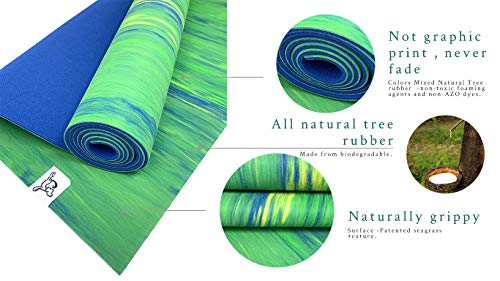 Tiggar Yoga mat - 100% Eco Friendly, Natural Rubber Material