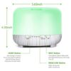 Essential Oil Diffuser, 500ml Diffusers for Essential Oils