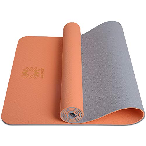 415nUST2m9L wwww Yoga Mat Extra Thick 1/4 , 1/3 Inch Non Slip