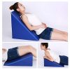 Bed Wedge Pillow with High-Density Memory Foam - Your Solution for Acid Reflux, Back Pain, Snoring, and More