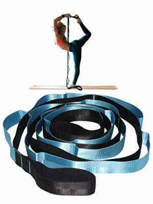 BOB AND BRAD Stretch Strap, 12 Loop Yoga Stretch Strap