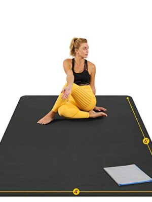 Extra Thick Large Yoga Mat also known as Home Gym Flooring Mat