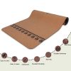 GYMBOPRO Cork Yoga Mat Eco Friendly Cork, Natural Rubber Mat