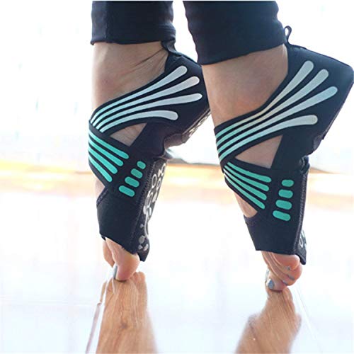 Risefit Non Slip Yoga Socks, Toeless Anti-Skid Pilates