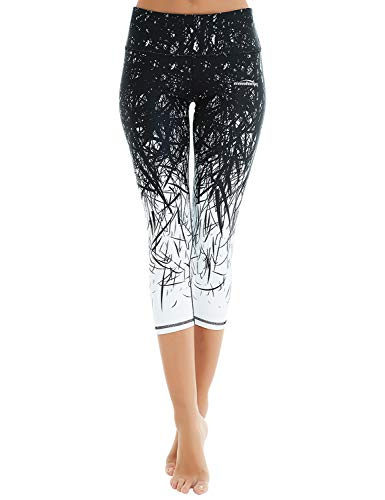 COOLOMG Womens Yoga Pants + Silicone Sports Wristband
