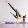 Yoga Mat, Forest Trees The Night Sky Landscape