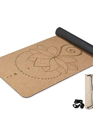 Yoga Mat with Travel Bag and Carry Strap Set