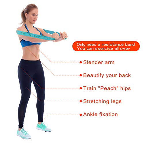 Stretching Bands Yoga, Green Strap for Stretching