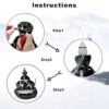 Extrapins Incense Burner Set,Ceramic Backflow Cones Sticks Holder