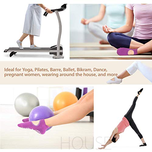 417s67bll+L Non-Slip Yoga Socks for Ultimate Home Workouts - Enhance Stability and Comfort with Anti-Slip Grips