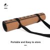 GYMBOPRO Cork Yoga Mat Eco Friendly Cork, Natural Rubber Mat