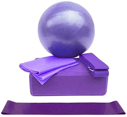 luckylele 5 Pieces Yoga Starter Kit Yoga Equipment Set