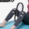 Giant Black Pilates Ring for Full Body Toning and Yoga Fitness