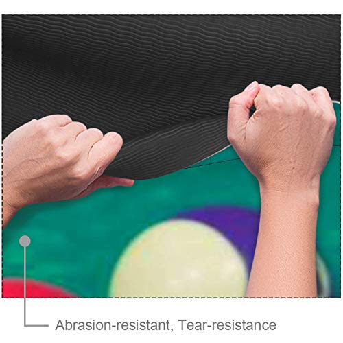 Yoga Mat - billiards - Extra Thick Non Slip Exercise, Fitness Mat