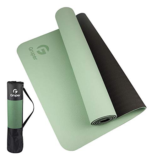 Gruper TPE Yoga Mat ,Pro Yoga Mat Eco Friendly Non Slip