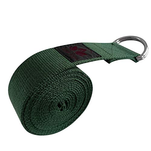 Clever Yoga Yoga Strap - Durable Cotton Exercise Straps