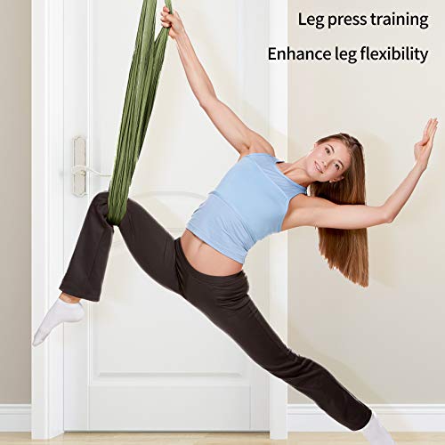 418bkNOZf7L Yoga Waist Stretch Strap with Door Anchor