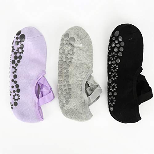 418gYxSJ8eL YUEDGE Yoga Socks with Grips for Women