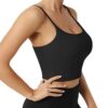 Letsfit Sports Bra for Women, Padded Adjustable Strap