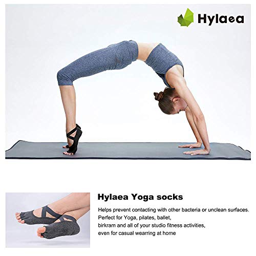 418jhSFusRL.SL1500 Hylaea Yoga Socks for Women with Grip, Non Slip