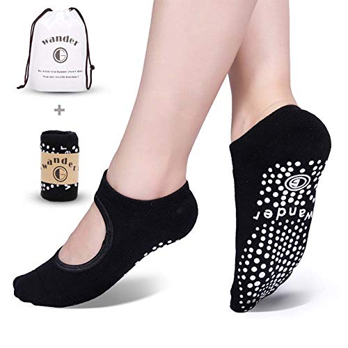 418p-I8pL-L Yoga Socks Non Slip Skid Socks for Women