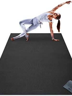 Premium Large Non-Slip Yoga Mat for Home and Gym Flooring