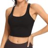 Lemedy Women Racerback Sports Bra Removable