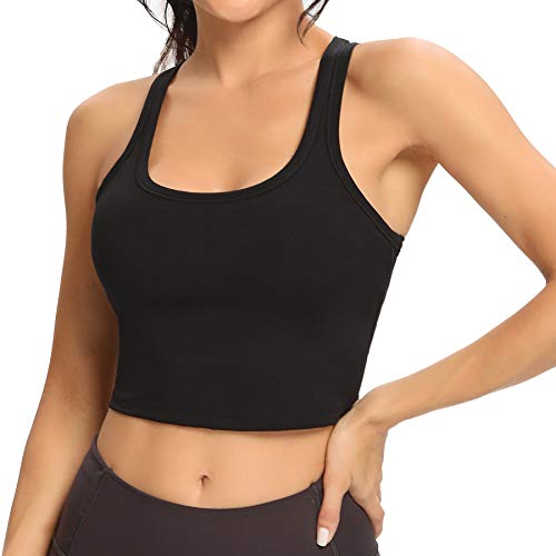 Lemedy Women Racerback Sports Bra Removable 1 Lemedy Women Racerback Sports Bra Removable
