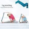 AOBOD Yoga Strap with 8 Loops for Stretching