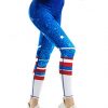 Yoga Pants Captain America Printed Leggings with Side Pockets