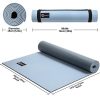 Wide Yoga Mat for Pilates Stretching, Exercise Mat