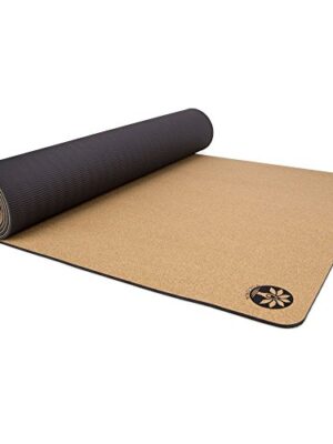 Yoloha Cork Aura Yoga Mat - 80”x26” - 6mm thick – Non Slip