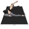 Large Yoga Mat for Pilates Stretching Home Gym Workout