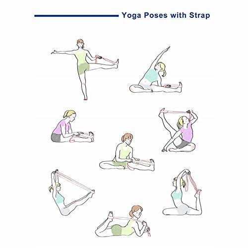 DINGDANG Yoga Strap, Yoga Strap for Stretching