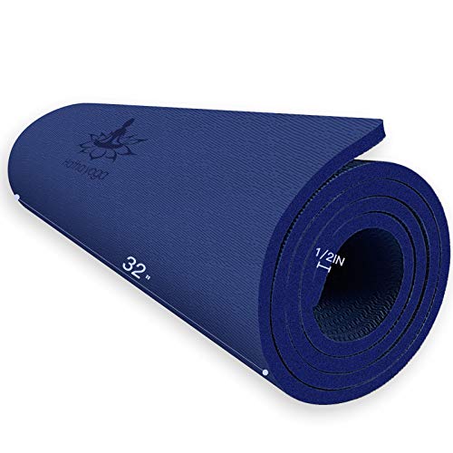 Hatha Yoga Extra Thick TPE Yoga Mat - 72"x 32" Thickness