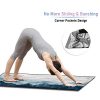 Large Yoga Mat Towel with Corner Pockets