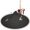 Large Round High Density Exercise Mat
