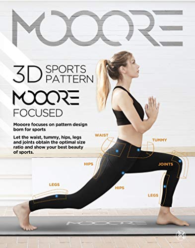41B5XqN8ObL MOOORE Yoga Pants for Women | High Waisted Compression