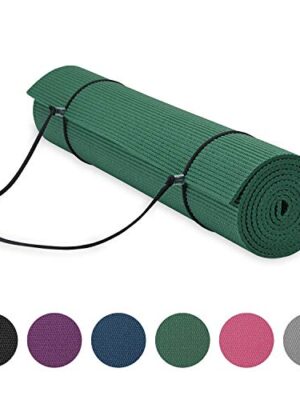 Gaiam Essentials Premium Yoga Mat With Yoga Mat Carrier Sling