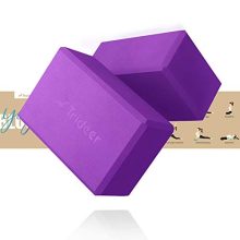 Trideer Yoga Blocks 2 Pack - Premium EVA Foam with Free Guide